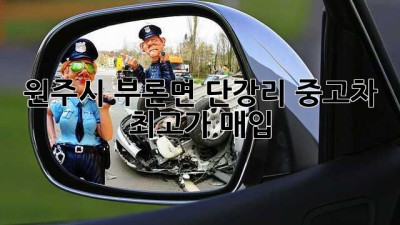 원주시 부론면 단강리 중고차 최고가 매입!